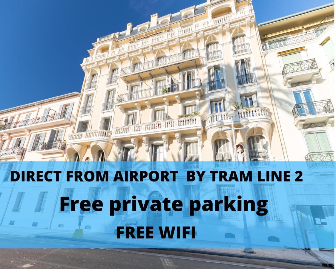 Le 323 Prom - 2 Chambres - Ac - Parking - Tram Et Supermarche Proches - Front De Mer Ница Екстериор снимка